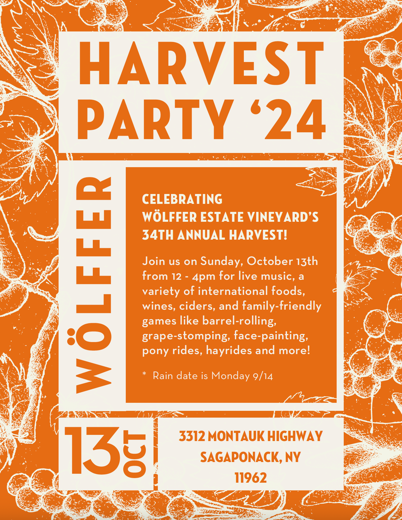 Wölffer Estate Annual Harvest Party 2024 Southforker