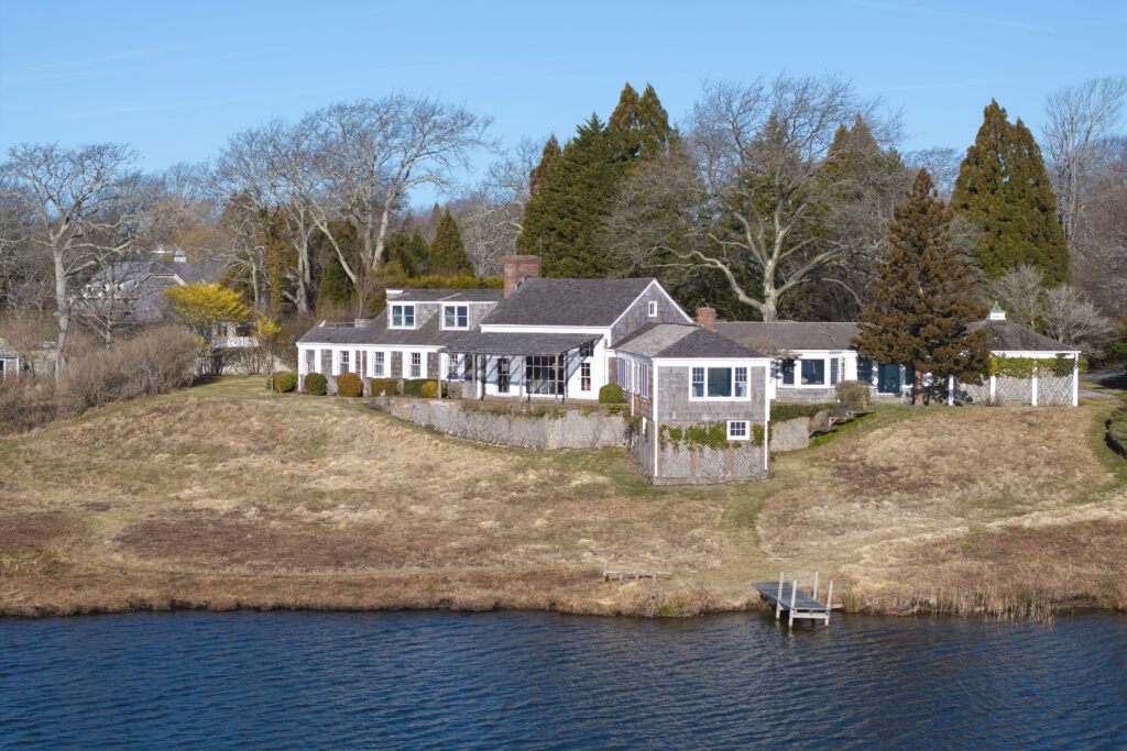Hook pond views await in this Alfred Sheffer-designed, 4,000-square-foot abode. (Photos courtesy of Sotheby's International Realty)
