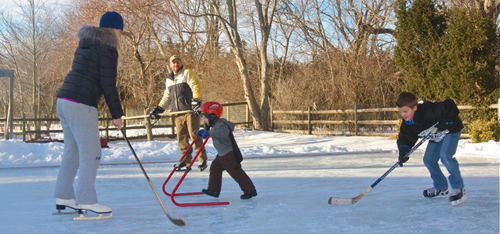 Riverhead Ice Rink Ice time is not an issue for the Gabrielsens - Riverhead News Review ...