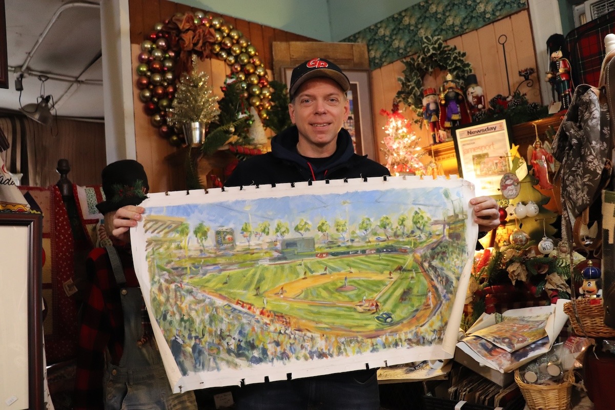 British artist set for Baseball Hall of Fame honor returns to North Fork