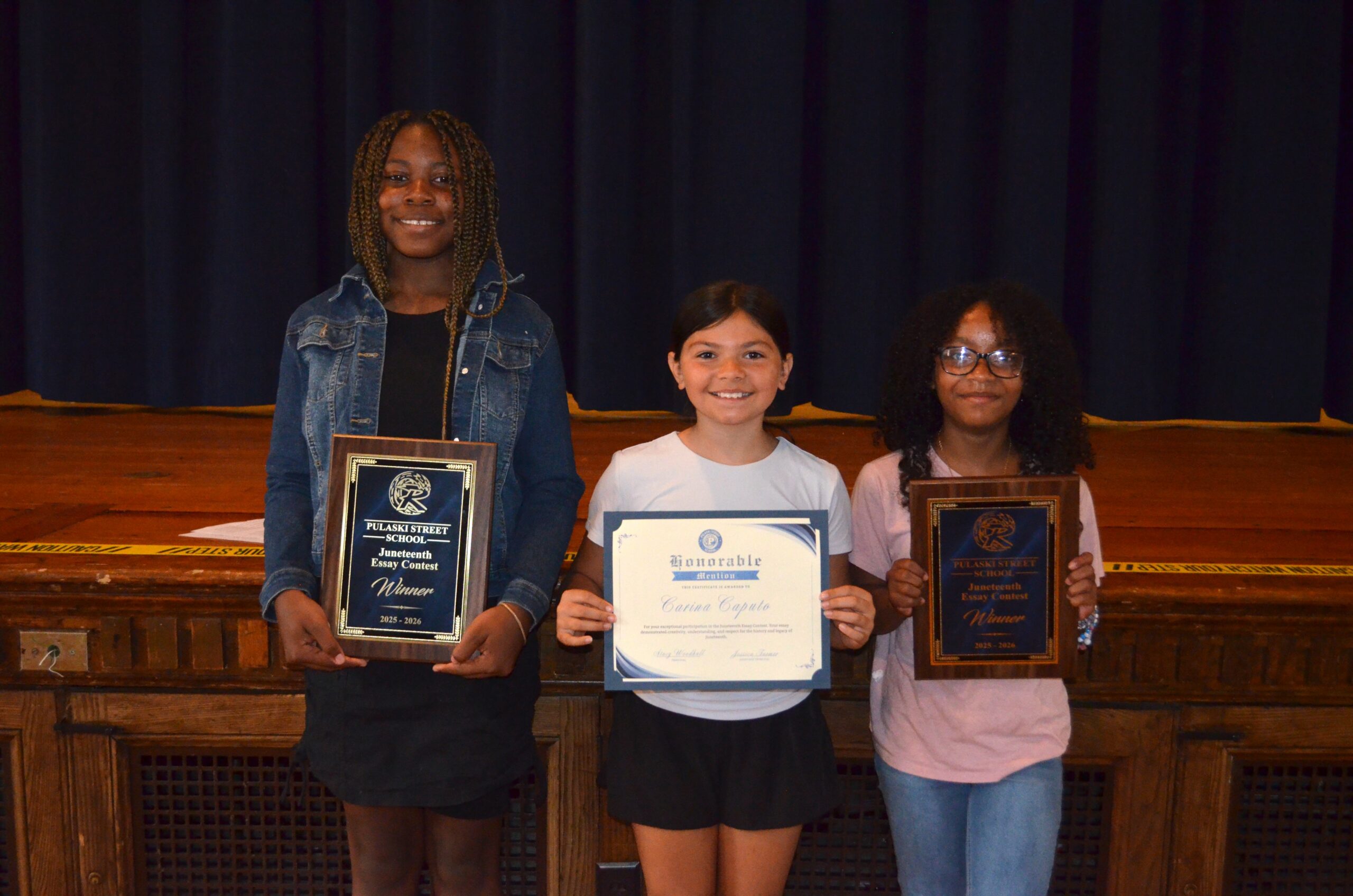 Pulaski students honored in annual Juneteenth essay contest