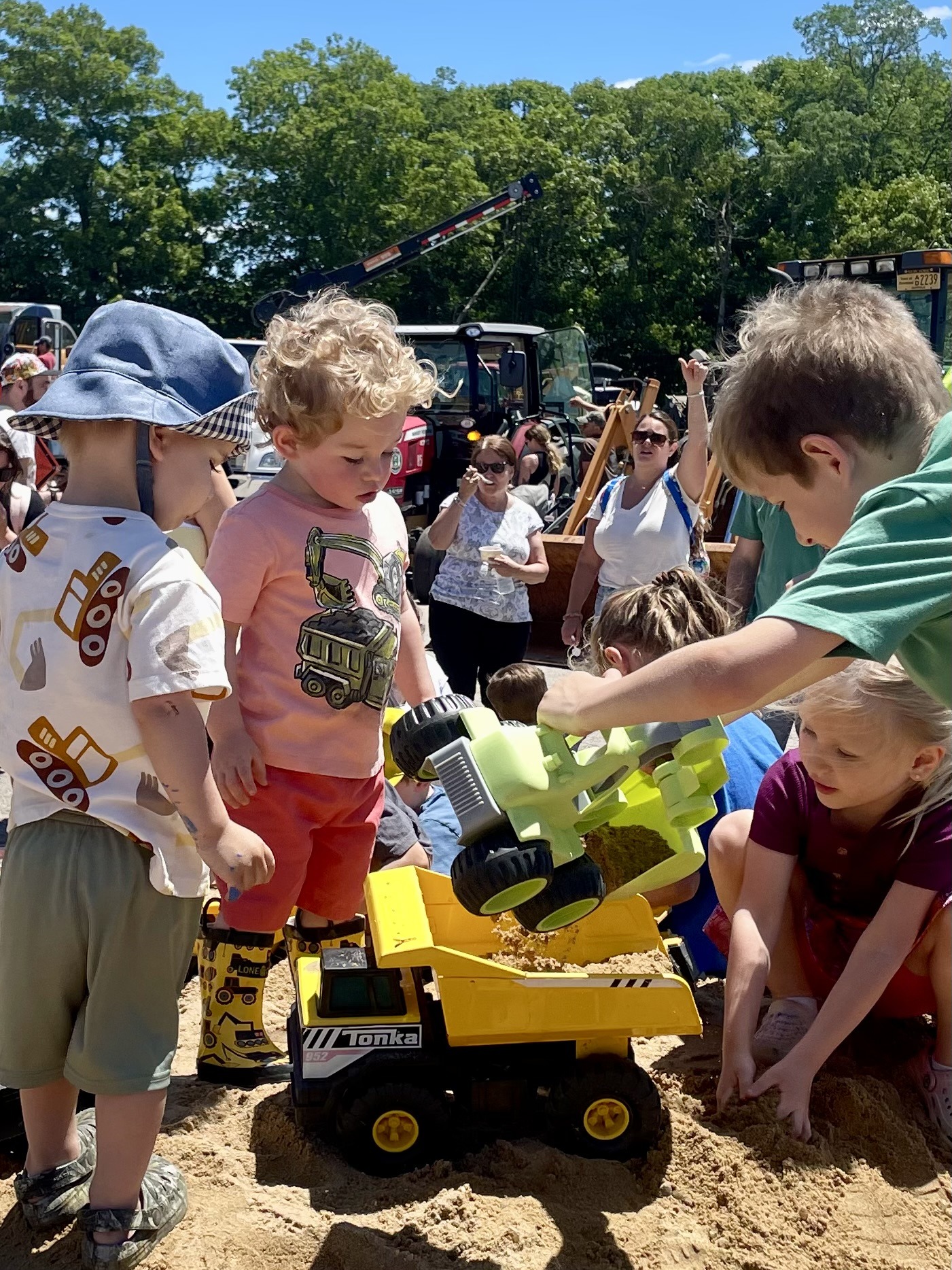 Riverhead Highway Department truck show draws kids of all ages