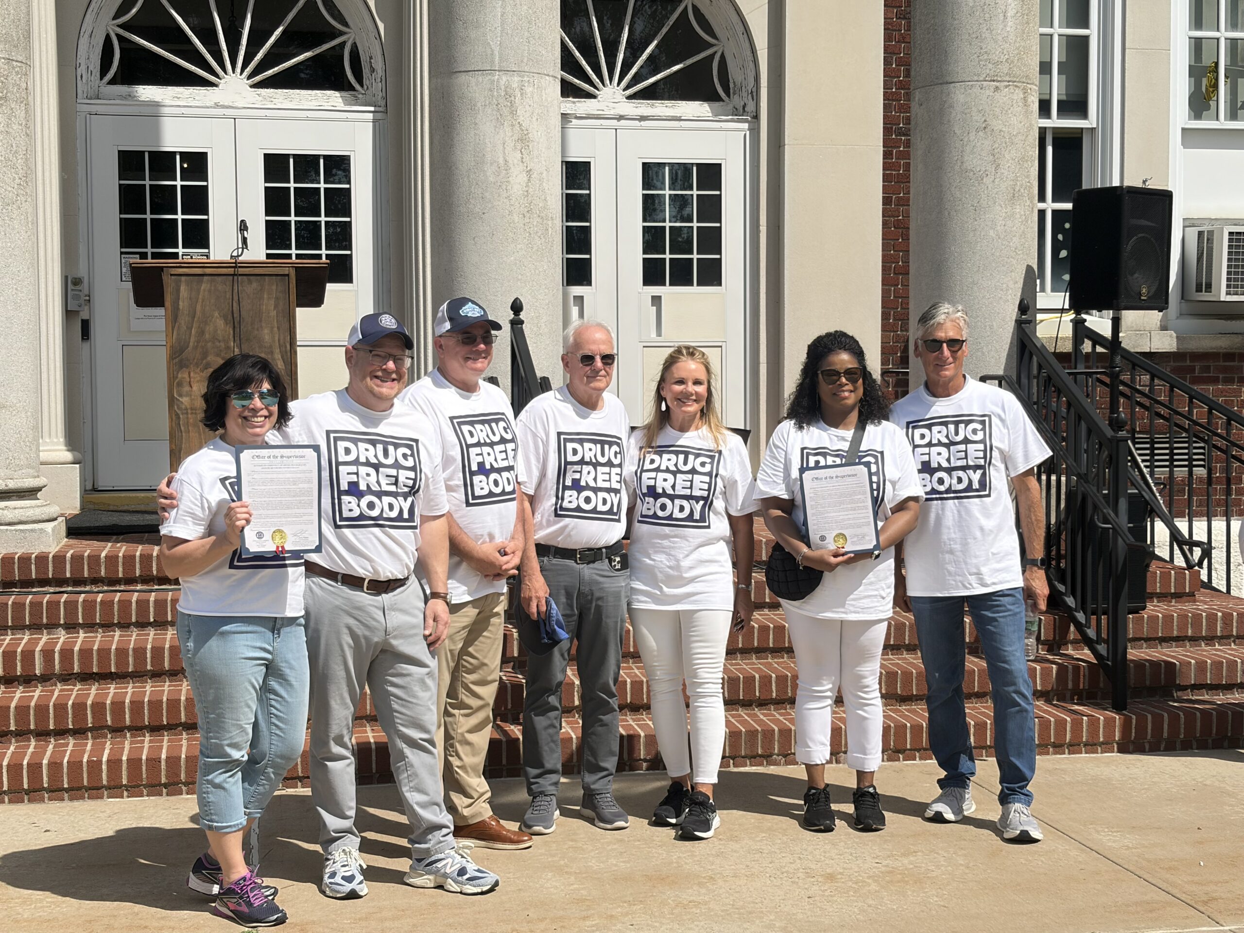 Students take to Riverhead streets for Say NO to Drugs March