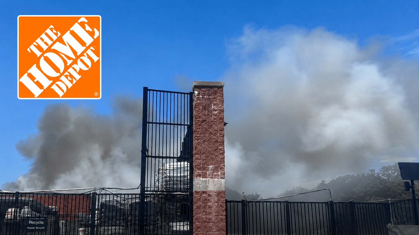 Riverhead Home Depot closes after trailer fire spreads behind store