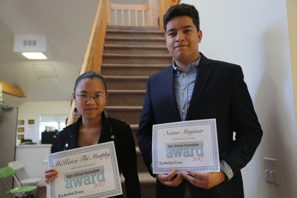 North Fork’s top high school journalists honored The Suffolk Times
