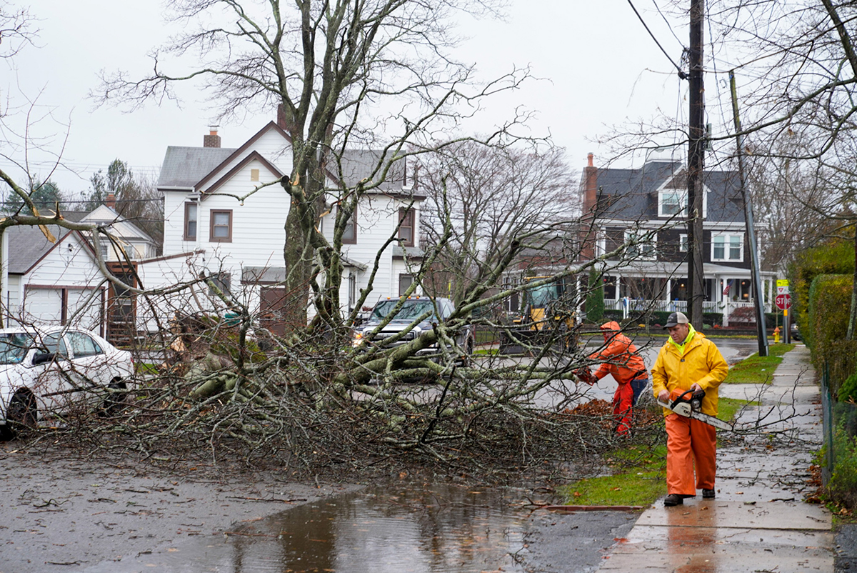 Storm brings strong winds to area along with minor power outages - The ...