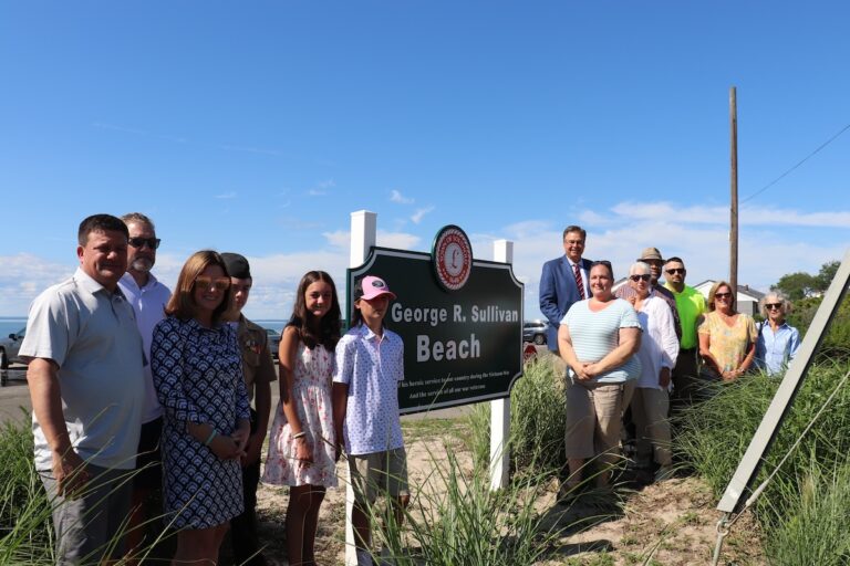 Lt. George Sullivan honored at Town Beach renaming - The Suffolk Times