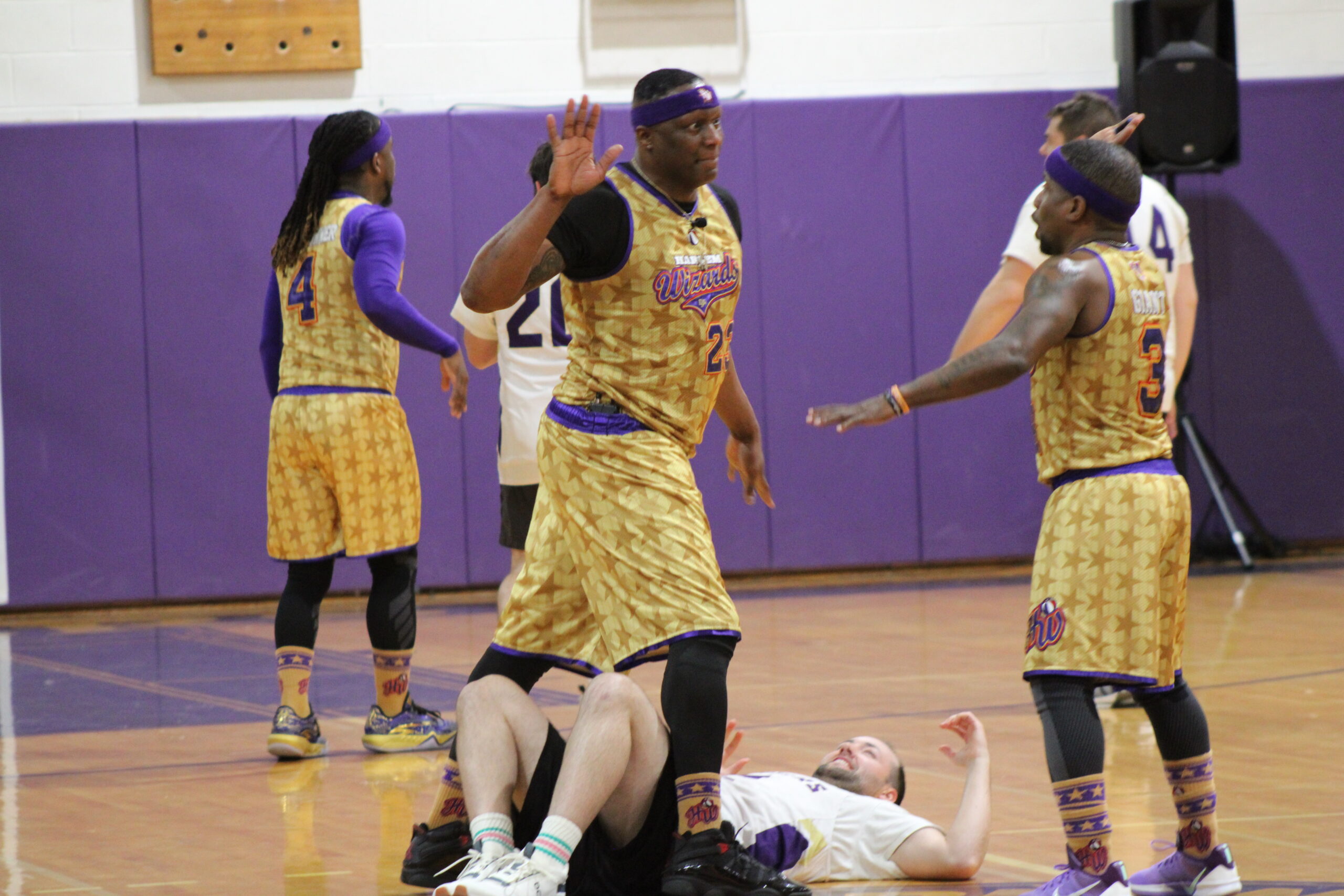 Greenport staff takes on the Harlem Wizards to raise money for school athletics