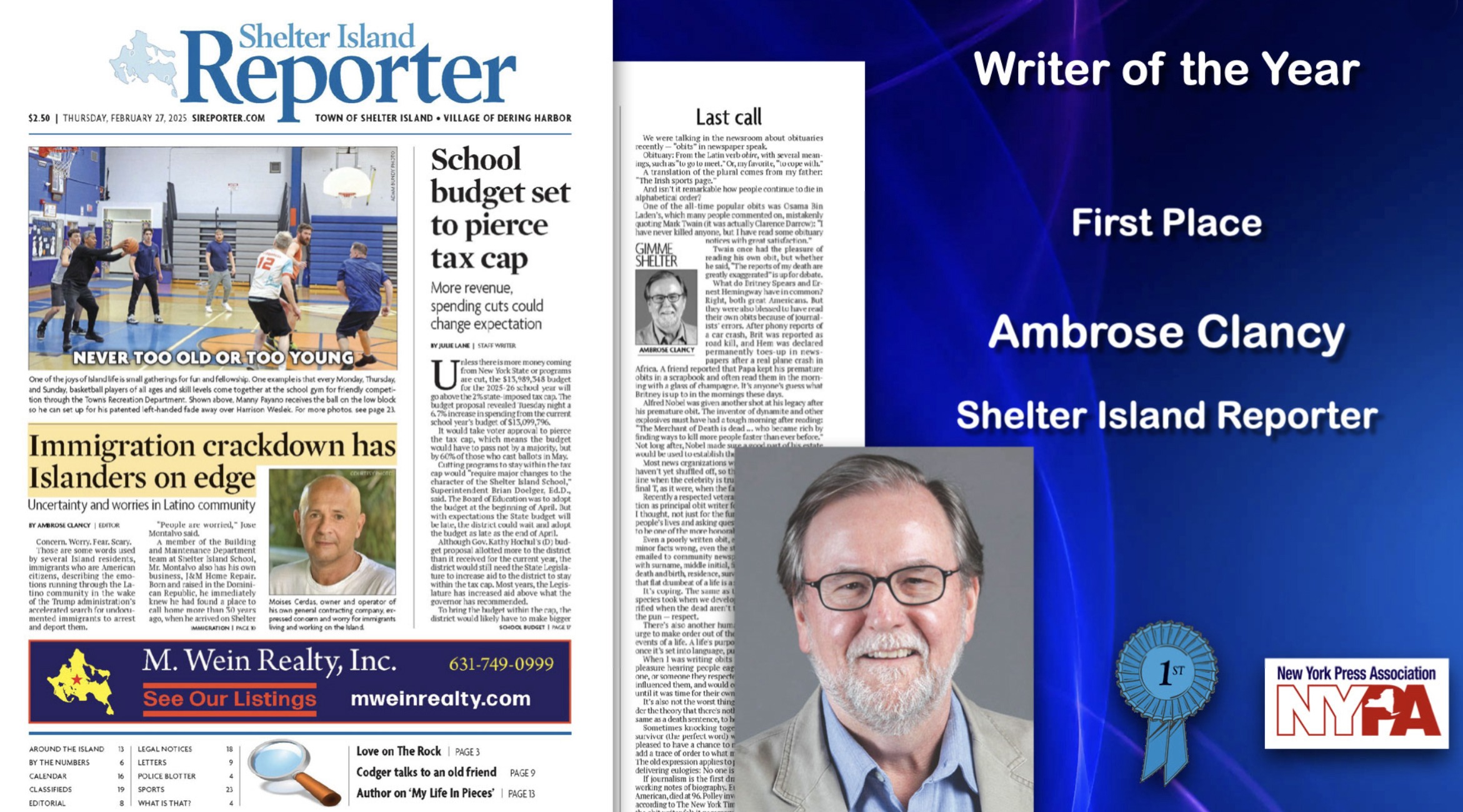 TRMG staff earn top honors at NY Press Association awards