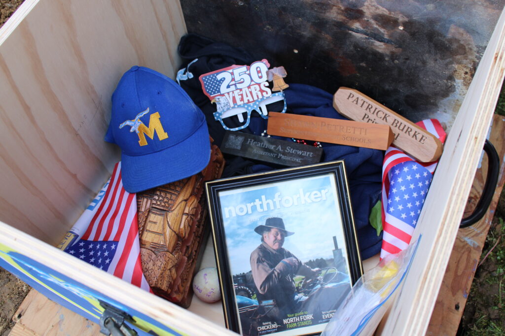 Mattituck students celebrate America’s 250th, honor veterans with flag ceremony, time capsule