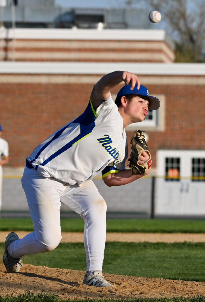 Despite rough season, Mattituck baseball building with strong outings from Brayden Kruk