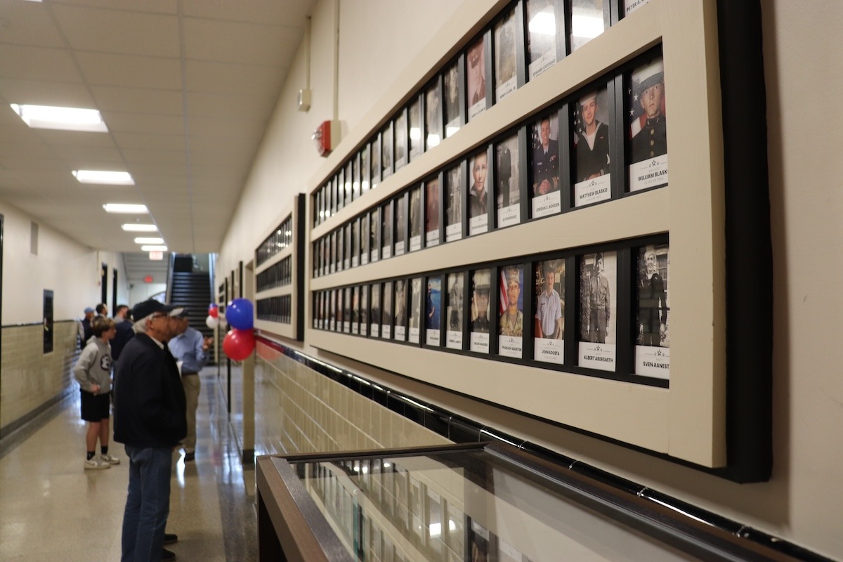 Greenport School adds 200 veteran names to Wall of Honor