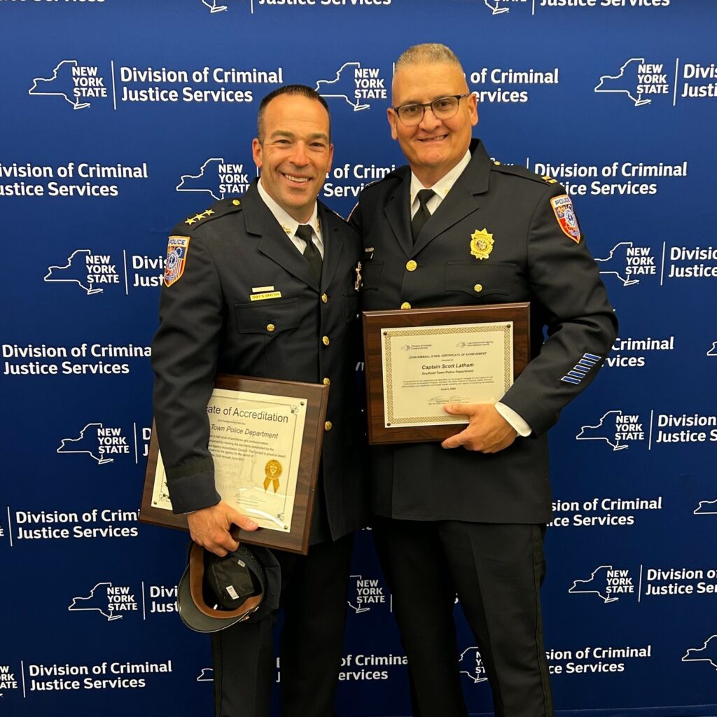 Southold police earn state accreditation after two-decade effort