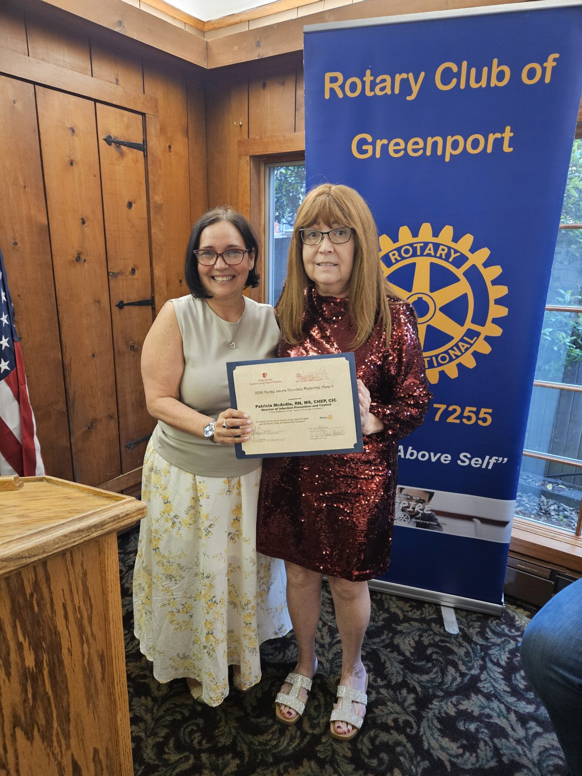 Local Rotaries honor SBELIH director McArdle for service, compassion