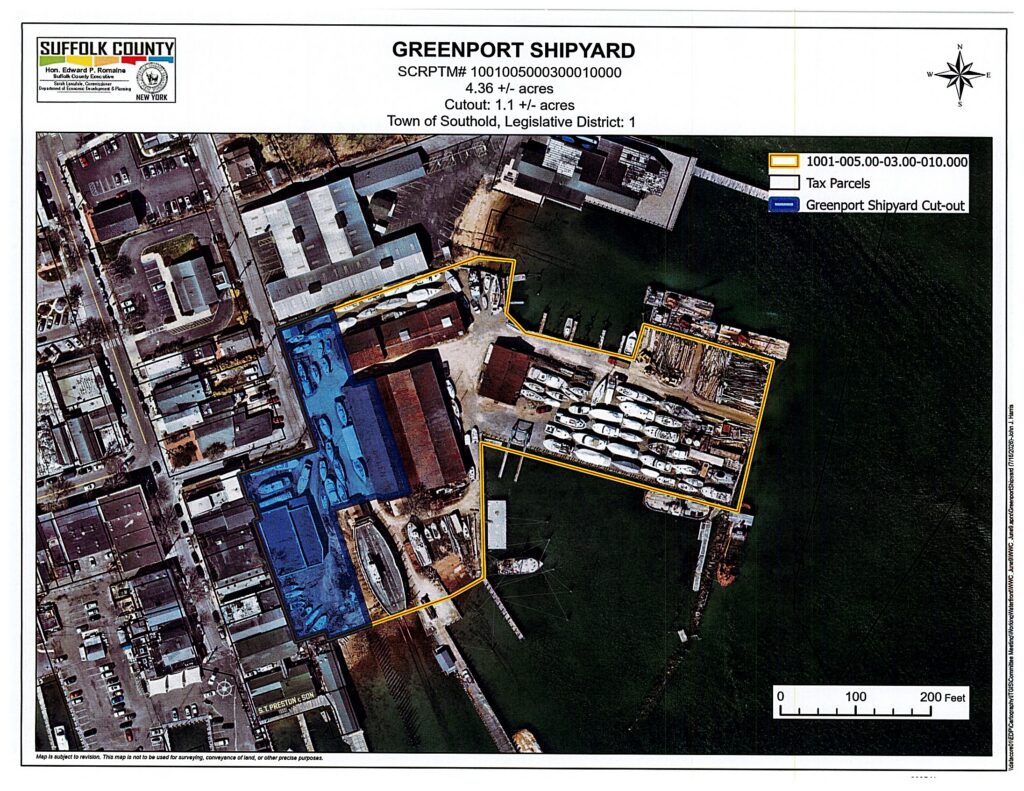 Historic East End shipyard advances bid for county preservation money ahead of sale Historic East End shipyard advances bid for county preservation money ahead of sale