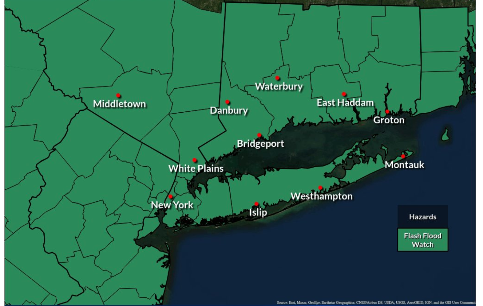 Heavy rain expected Wednesday as remnants of Ida move north - Shelter ...