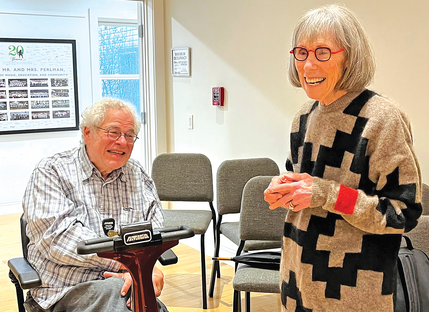 Itzhak and Toby Perlman to see improvements to site and approriate use designation.