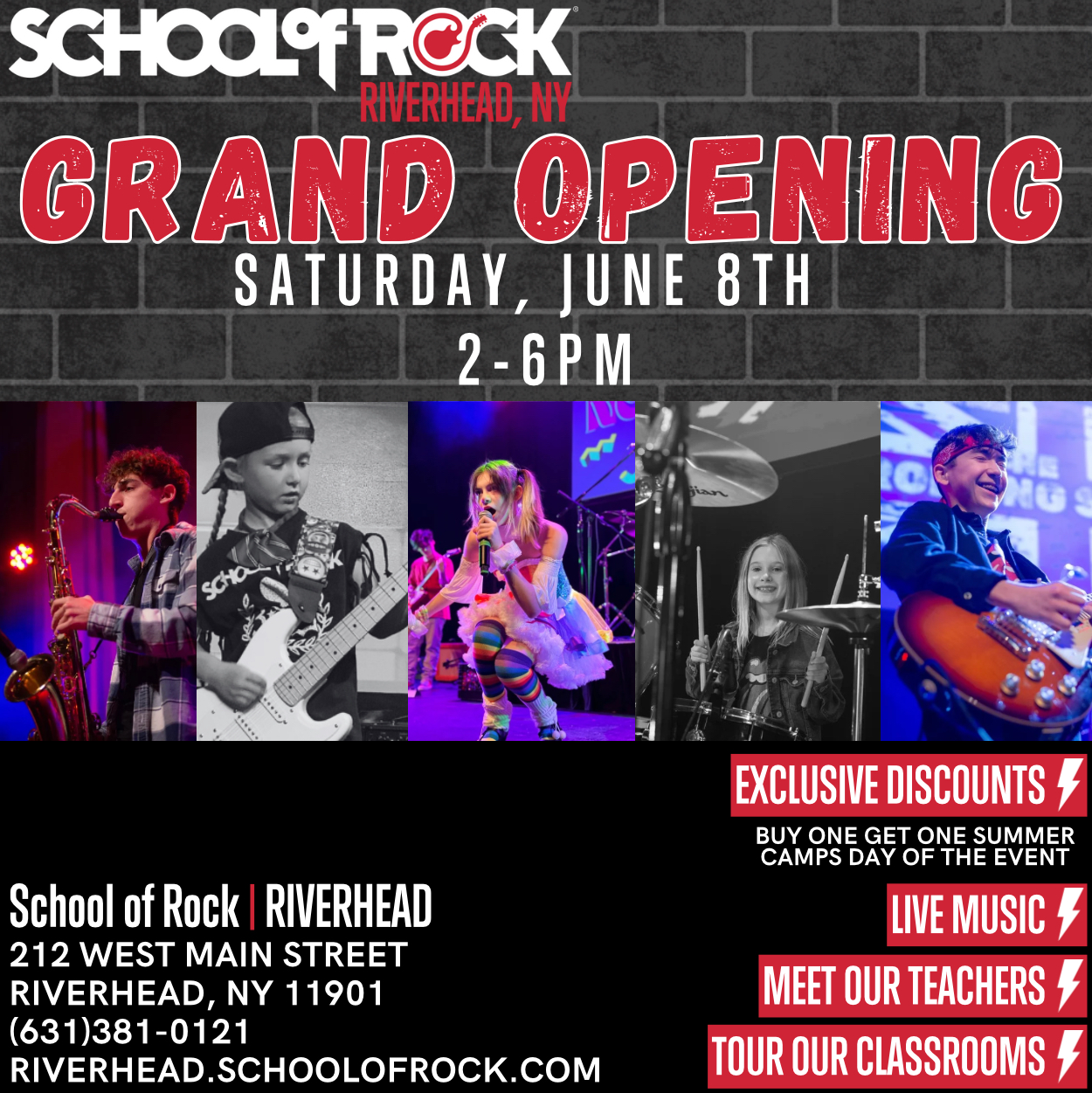 School of Rock Riverhead Grand Opening Northforker